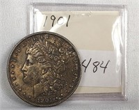 1901 $1 AU – Toned