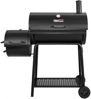 Royal Gourmet Charcoal Grill with Offset Smoker,