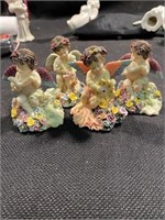 (4) Resin Angels 2.75" Tall