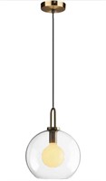 SPHERICAL GLASS PENDANT LIGHTING, FROSTED GREY