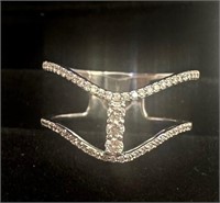 Diamond and gold designer  ring.