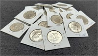 (22) 40% Silver Kennedy Half Dollars AU/BU