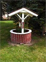 Wooden Wishing Well (53" W)