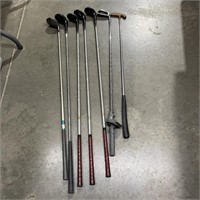 Lot of VTG Golf Clubs