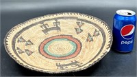Hand Woven Basket Bowl Tribal Northern Africa