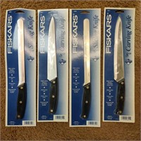 2x 9 Inch Slicing Knives, 2x 8 Inch Carving Knives