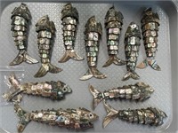 Articulated Abalone Fish Bottle Openers, 11 pc.