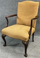 Antique Mahogany Frame Arm Chair