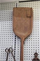 Primative Long Handle Wooden Shovel