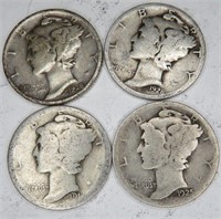 1938s-28-17s-25s (Semi Key) Mercury Dimes