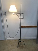 Metal Floor Based Lamp with Shade Works