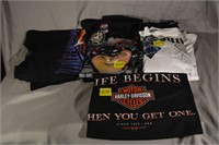 104: Harley shirt lot new and worn Size XL