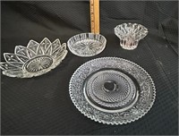 Handcrafted Assorted Crystal and Glass Plates