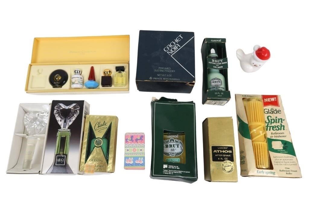 VINTAGE AFTER SHAVING, COLOGNE, PERFUMES AND MORE