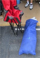 Tent and camp chair