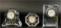 Waterford Crystal Clocks