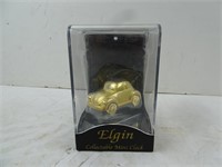 Elgin Collectible Volkswagen Beetle Mini Clock in