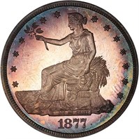 T$1 1877 PCGS PR65 CAM CAC