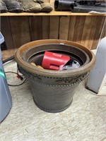 Two Plastic planters and more