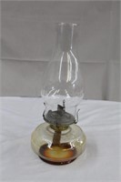 White Plain Light Company Oil Lamp, 12.5"H