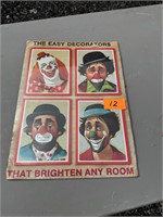 Easy Decorations clown plaques