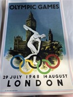 Copy of original Olympic poster placemats