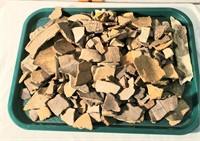 large lot of Native American NWFL pottery shards A