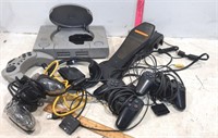 Play Station & Controler. Untested. Won't Stay Clo