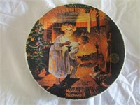 Norman Rockwell Deco Plate 8"