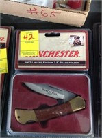 Winchester 2007 Limited Edition 3.5" Brass Folder
