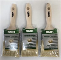 3 New BMR 4" Stain Brushes