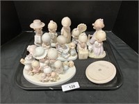 Precious Moments Collectible Porcelain Figures.