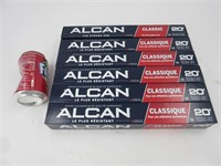 6 rouleaux de papier d'aluminium 20pi, ALCAN