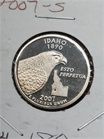 2007-S Clad Proof Washington State Quarter