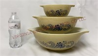 Pyrex Homestead Cinderella Nesting Bowls - 3