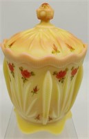 Burmese Satin Cactus Cookie Jar