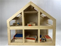 Vintage Wood Doll House