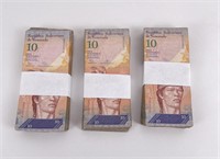 300 Venezuelan 10 Bolivares Notes