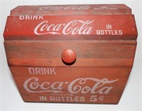 Coca-Cola wooden advertising box and Qty of