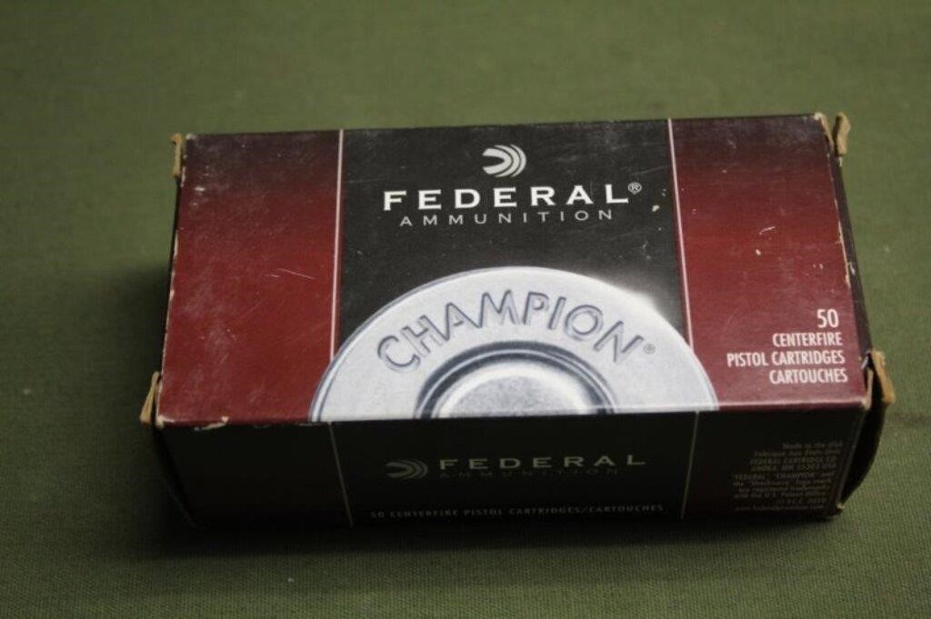 (50) Federal 357 Mag 158 JSP Ammo