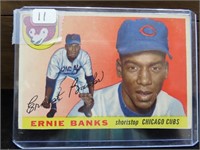 1955 TOPPS ERNIE BANKS #28 BASEBALL CARD