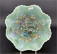 Poppy Show ruffled bowl - aqua opal