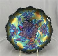 Stag & Holly large size ftd IC shaped bowl - blue