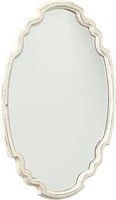 Vintage Sculpted Oval Mirror