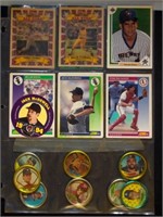 Mixed MLB Lot w/ (10) Topps "Coins"&(2) 3-D Cards