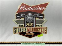 Budweiser sturgis motorcycle Sign