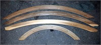 4 Sections 2" Curved Arch Wood Molding Strips