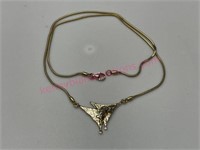 14k Gold necklace (5.96 grams) 17in
