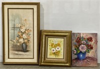 (LM) Floral Oil Paintings on Canvas Various Sizes