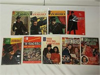 9 Comics - Zorro, War-Gods of the Deep, Young